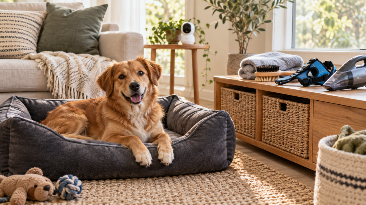 Best gifts for dog owners in a cozy home setting