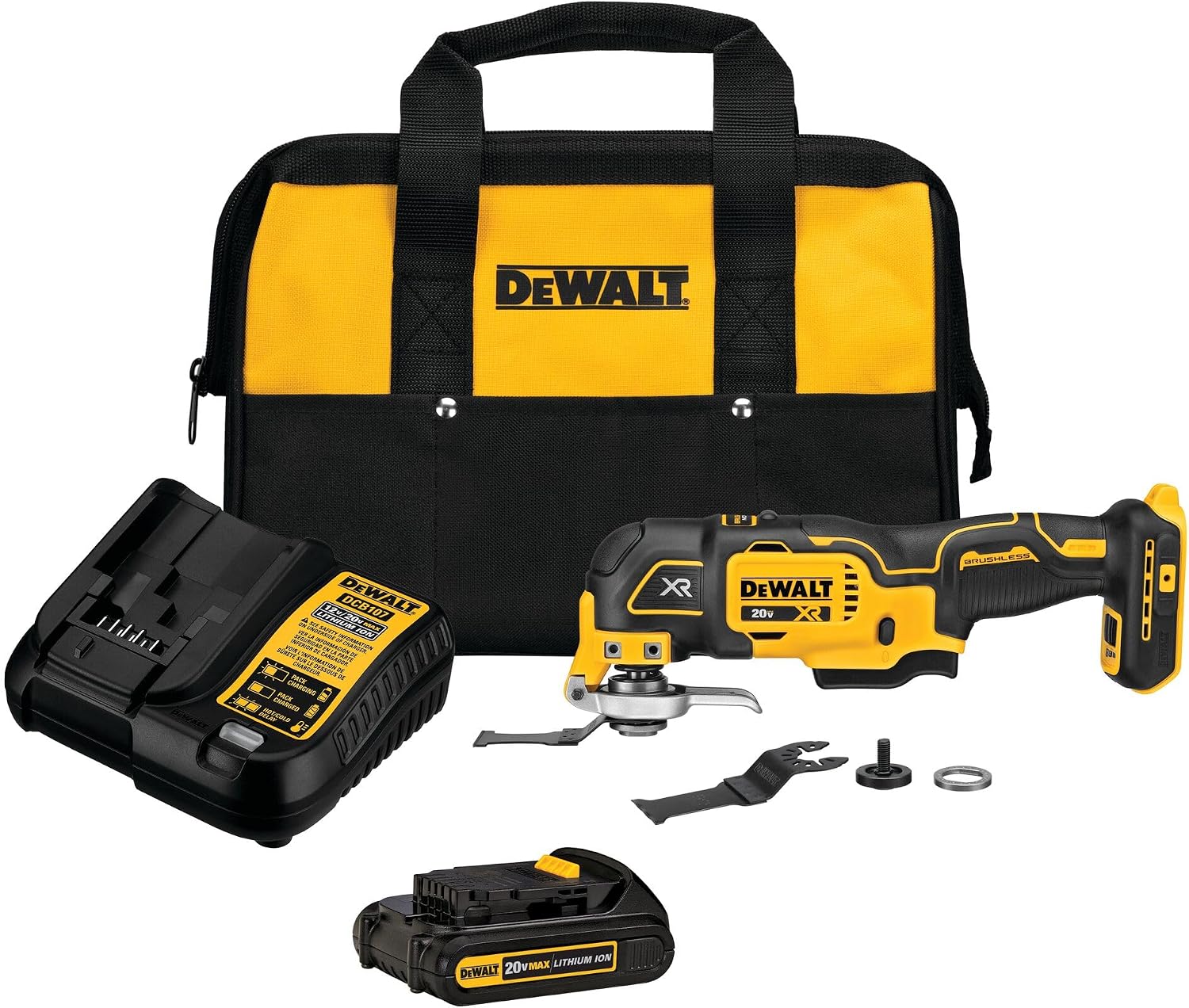 DEWALT DCS356C1 — 20V MAX XR Oscillating Multi-Tool Kit