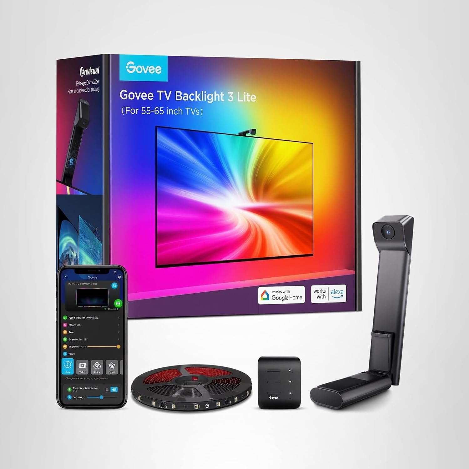 Govee TV Backlight 3 Lite — 55–65 Inch TVs