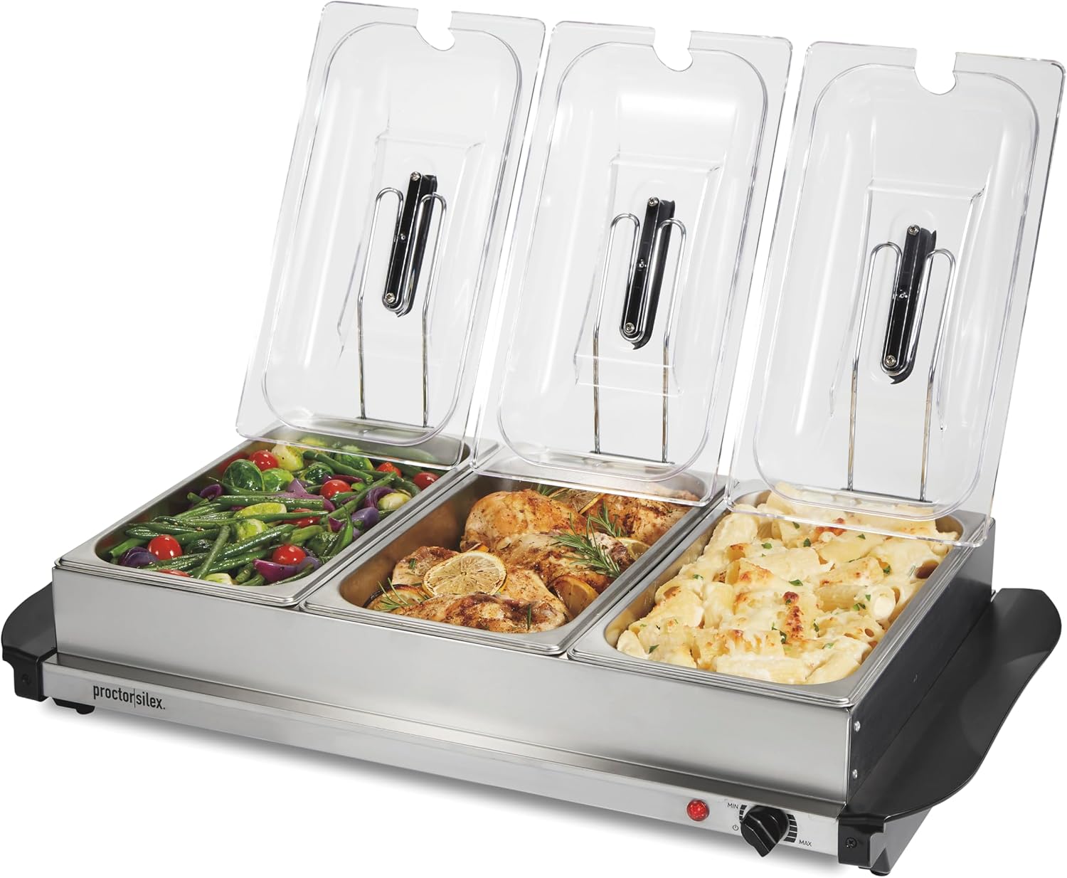 Proctor Silex 34300 Buffet Server and Food Warmer — 3 Trays