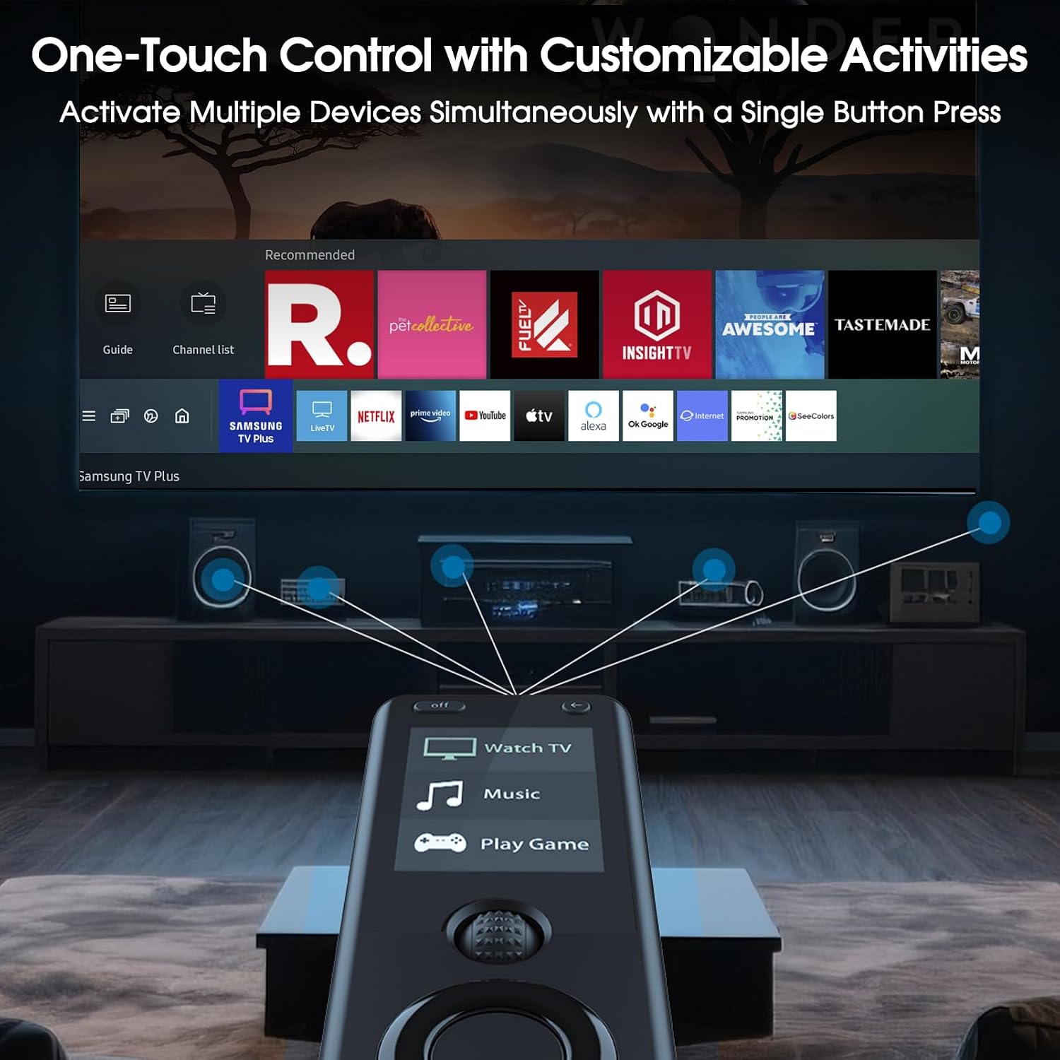 SofaBaton X1S Universal Remote Control, One Touch Activities