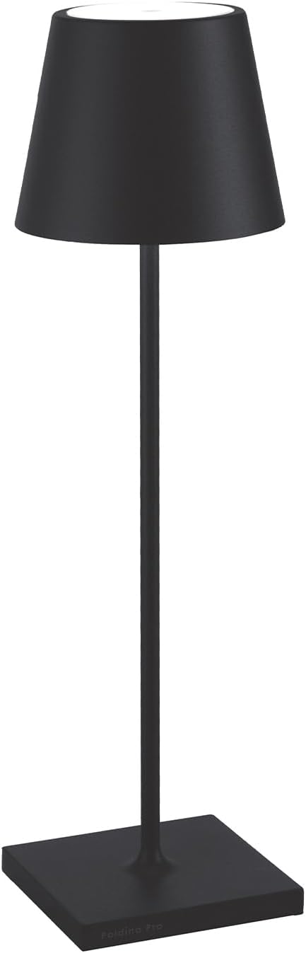 Zafferano Poldina Pro Rechargeable Table Lamp — Black